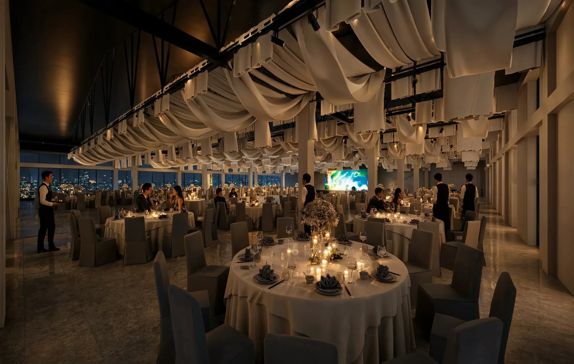 Interior of the Infinity View panoramic hall