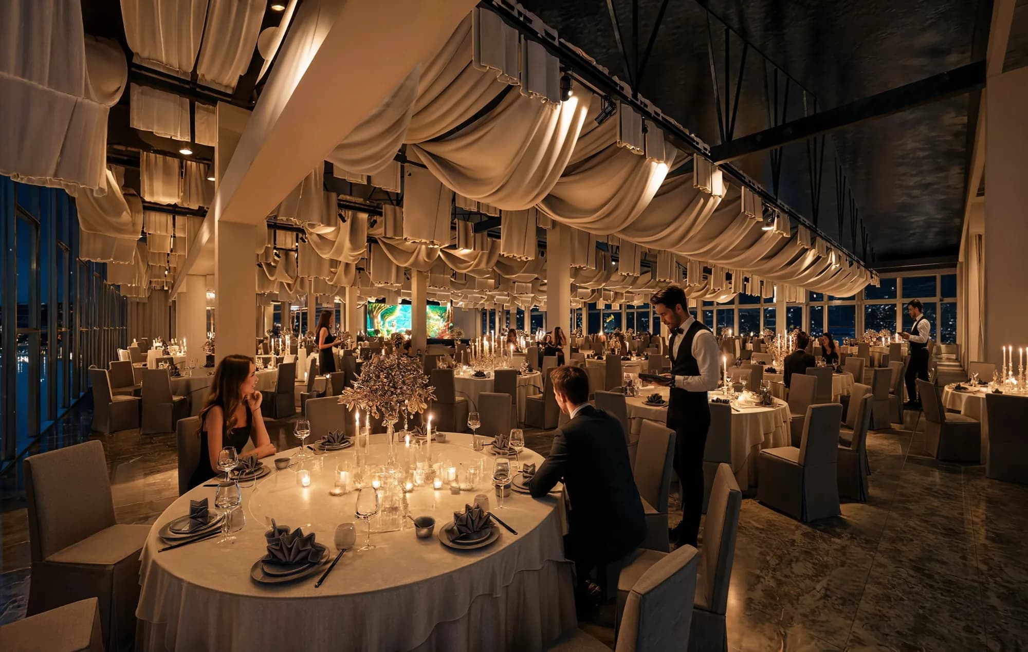 Interior of the Infinity View panoramic hall