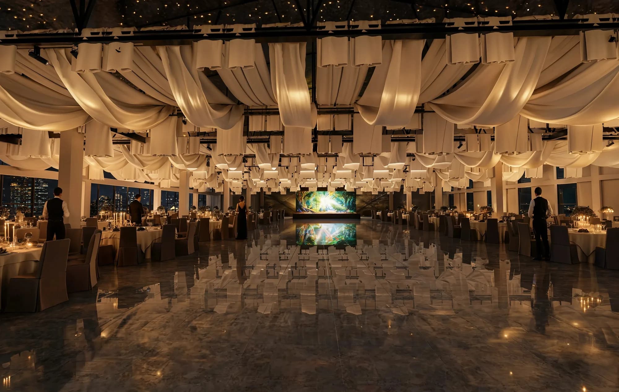 Interior of the Infinity View panoramic hall