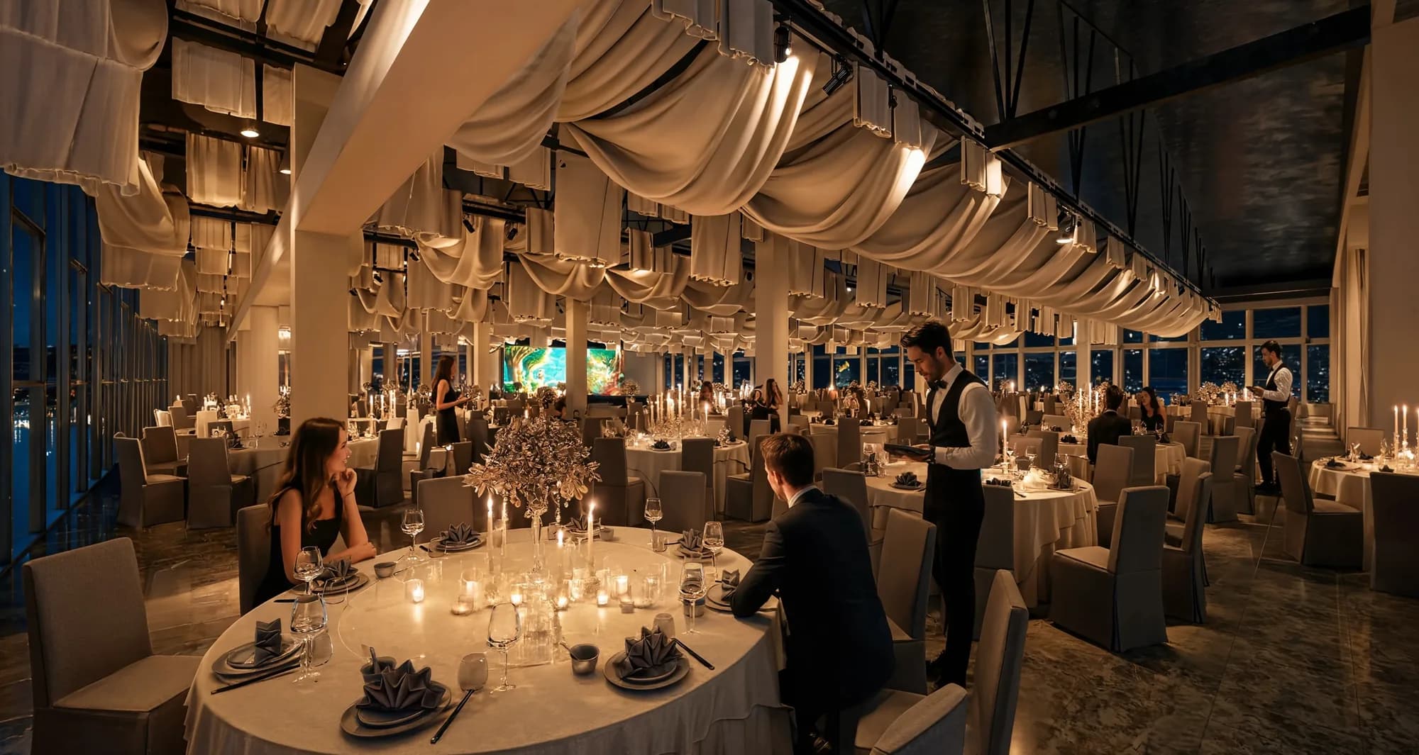 Interior of the Infinity View panoramic hall